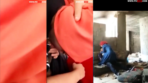 Amatör türbanlı porno, inşaatta sex