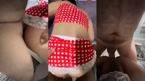 Gay Porno Hizmetçi kostümünü giydirdi sikti