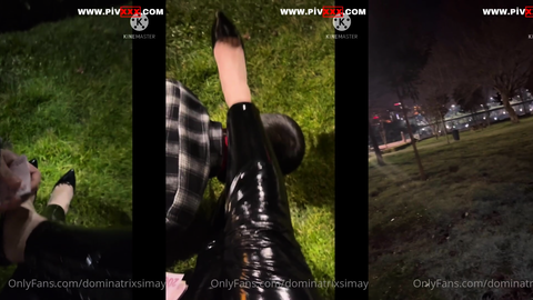 Çimenlikte foot fetish • Dominatrix Simay