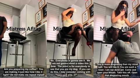 Kedinin fareyle oynadığı gibi oynayacağım seninle !! • Mistress Afitap