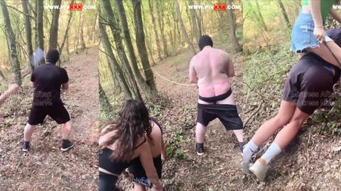 Spanking Time at the forest • Mistress Afitap