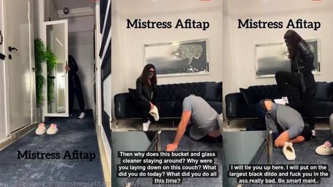 Uyuya kalan köleye yapılması gereken !! • Mistress Afitap