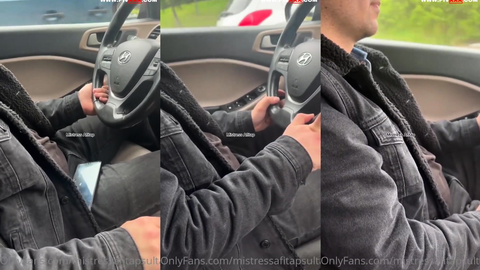 One behind cleaning the shoes Nd Sissy driving • Mistress Afitap
