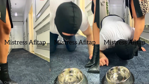 Beni taşırken daha kuvvetli olman için sihirli tükürüğümü iç köpek ! • Mistress Afitap