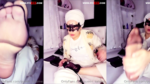 İnce siyah burunlu çorap • Queen Salome