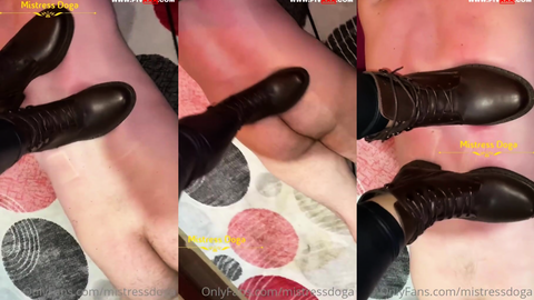 Kahverengi botlarımla sırt trample yapıyorum • Mistress Doğa