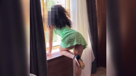 Karşı penceredeki komşum olmak ister miydin? | Hotwife Ceyda