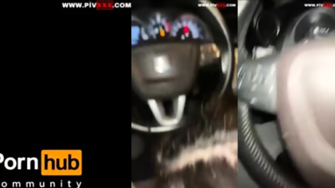 Seatta Sakso Terbiyesi Veren Türk Esmer Bomba Mercedeste Edep Se