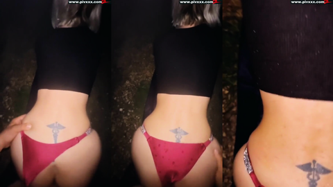 Gece ormada sex