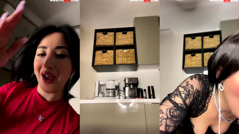 Tango Samael kırmızıdan siyaha soyunup azgın pozlar veriyor