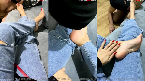 Worship the feet of someone more superior than you