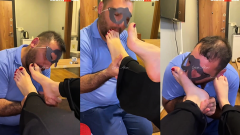 Ayak parmaklarımı emdirdim