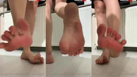 Soft footfetish video