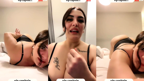 Tango Tokyo Tokyo Ifşa Uzanıp Kalça Meme Sergiledi
