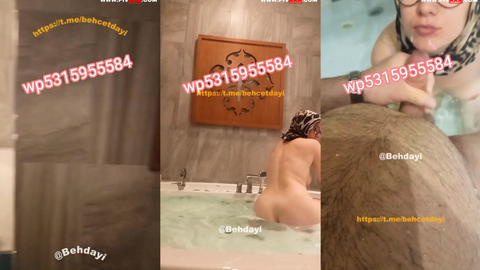 Türbanlı Porno Canan Yenge Jakuzide Sikişip Ağzına Yüzüne Boşalttı