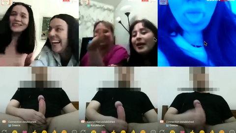 Omegle’de Gizlice Yarrağını Gösterdi – Kızlar Dayanamadı